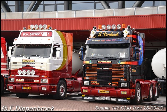 Scania 143 ers Estepe P v Setten en Verbeek-Border Scania 143 Club Toer 2020