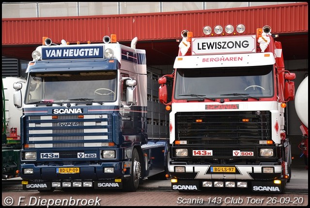 Scania 143 ers Estepe van Heugten - Lewiszong-Bord Scania 143 Club Toer 2020