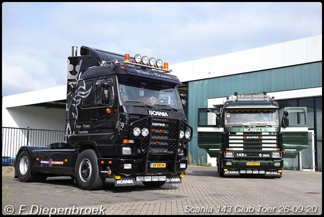 Scania 143 ers V8 Vlastrans HB van Doorn-BorderMak Scania 143 Club Toer 2020