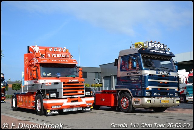 Scania 143 ers Verbeek en Koops-BorderMaker Scania 143 Club Toer 2020