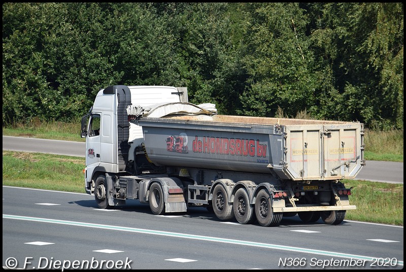 BP-DT-63 Volvo FH12 De Hondsrug2-BorderMaker - Rijdende auto's 2020