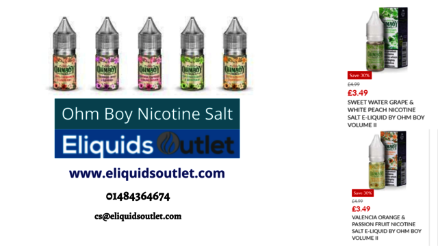 Ohm Boy Nicotine Salt Picture Box