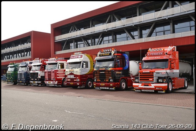 Scania 143 ers V8 Line up-BorderMaker Scania 143 Club Toer 2020
