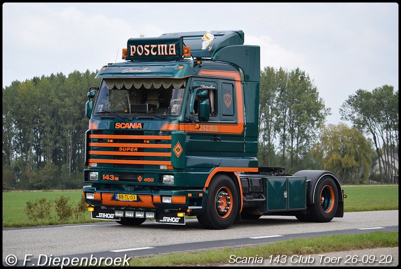 BB-TL-03 Scania 143 Postma Grijpskerk-BorderMaker - Scania 143 Club Toer 2020
