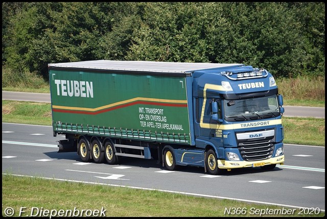 18-BKL-6 DAF 106 SSC Teuben-BorderMaker Rijdende auto's 2020