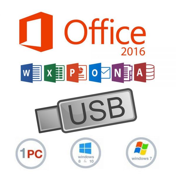 Microsoft Office Professional Plus 2019 USB Software Base