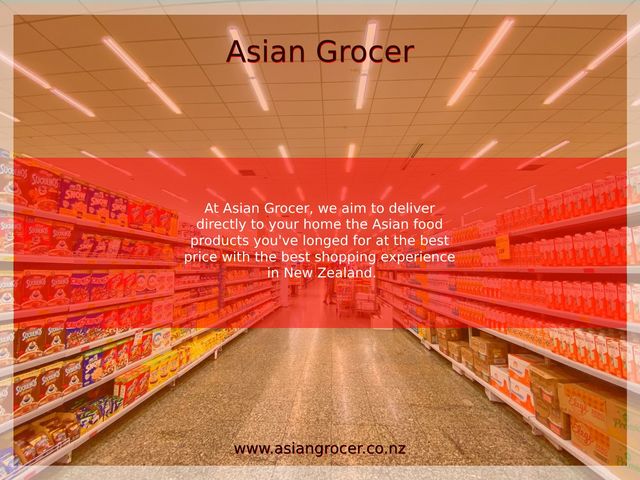 Asian Grocer Picture Box