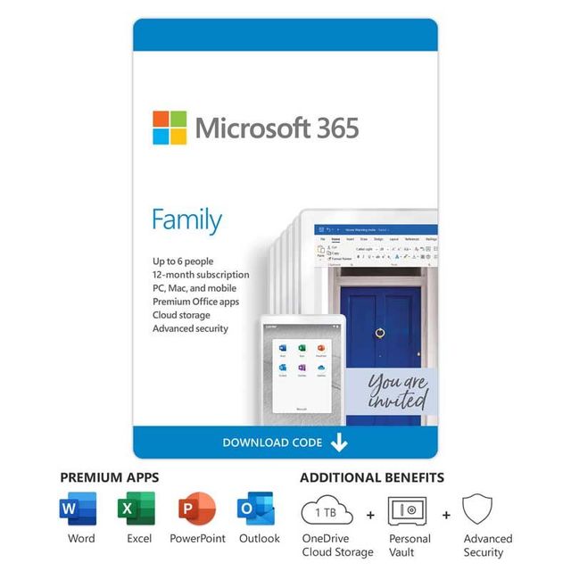 Microsoft Office 365 Home 6 PC/Mac Picture Box