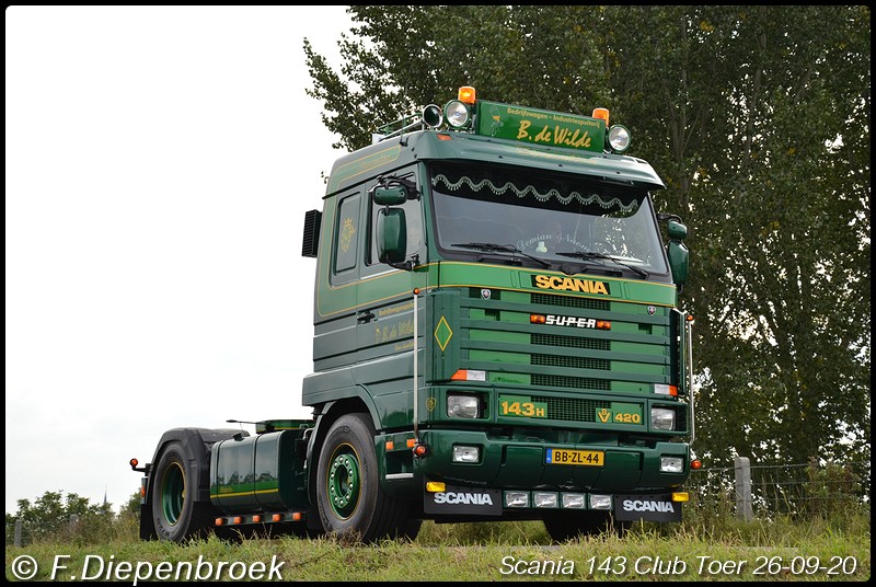 BB-ZL-44 Scania 143H 420 B de Wilde-BorderMaker - Scania 143 Club Toer 2020