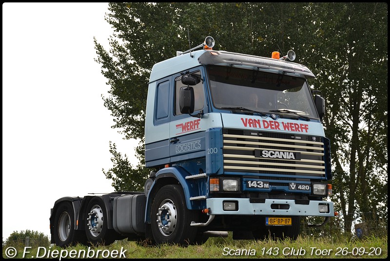 BF-BP-87 Scania 143M 420 v.d Werff-BorderMaker - Scania 143 Club Toer 2020