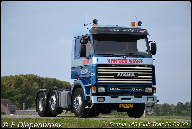 BF-BP-87 Scania 143 V.d Werff-BorderMaker - Scania 143 Club Toer 2020