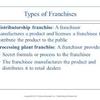 Distributorship, Franchise And License