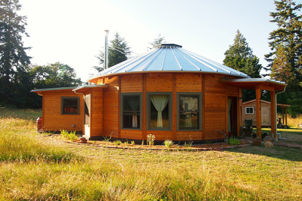 Yur Houses by Smiling Woods Yurts