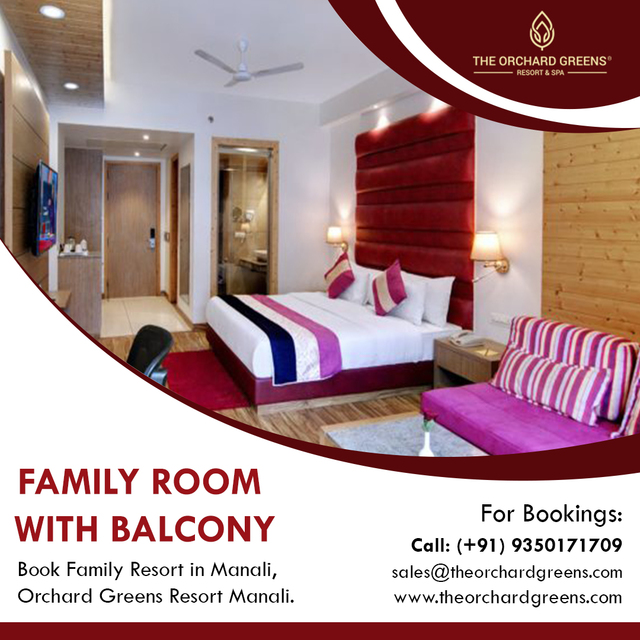 family room Resort in Manali