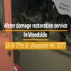 Water damage restoration service in Woodside