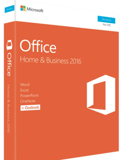 Microsoft Office 2016 Home & Business License Key Picture Box