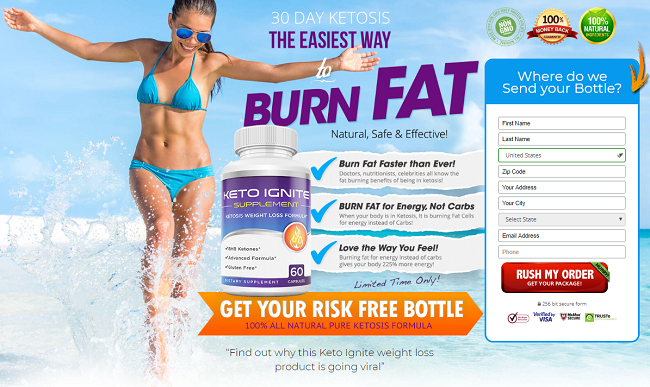 Max Ignite Keto Picture Box
