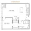 One Bedroom Floor Plan - ap... - Grand Living At Indian Creek