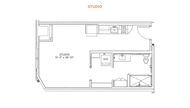 Studio Floor Plan - Assisted Living Near Me - Gran Grand Living At Indian Creek