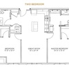 Two Bedroom Floor Plan - se... - Grand Living At Indian Creek