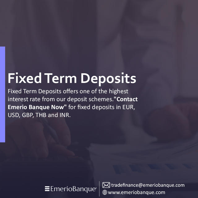 Fixed Term Deposit Services - Emerio Banque Picture Box
