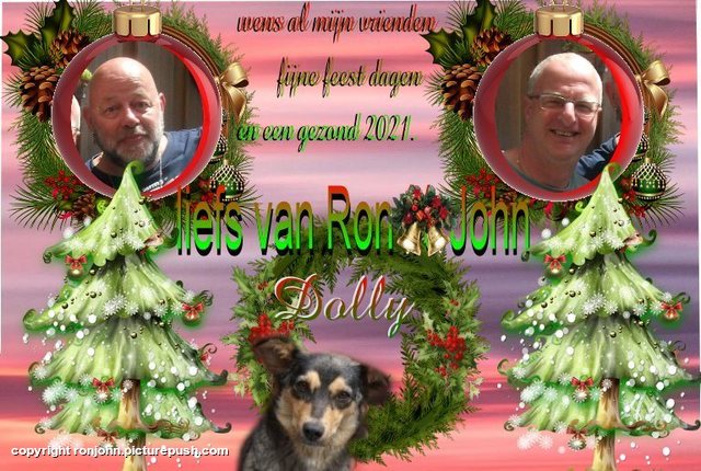 Ron en John en Dolly door Alie 12-12-20 2 Foto bewerking