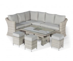 oxford large corner dining set with rising table a Picture Box