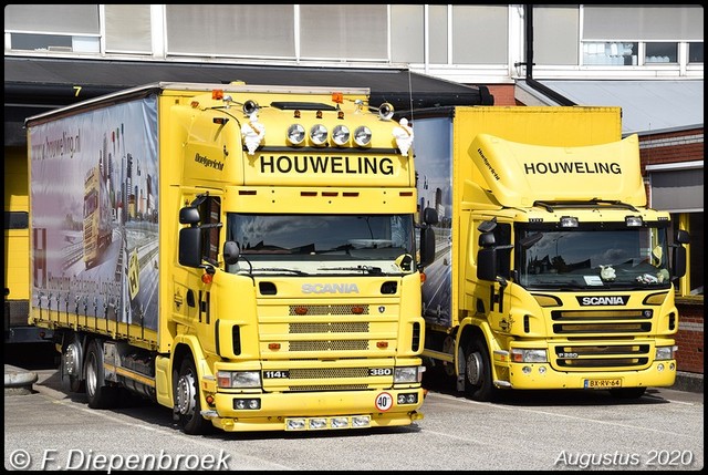 Houweling Line up Scania 114 en P280-BorderMaker 2020