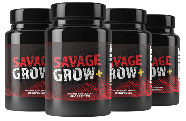 4-bottles Savage Grow Plus