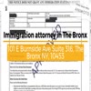 Immigration attorney in The Bronx