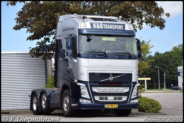 90-BNJ-5 Volvo FH4 K&B Transport-BorderMaker 2020