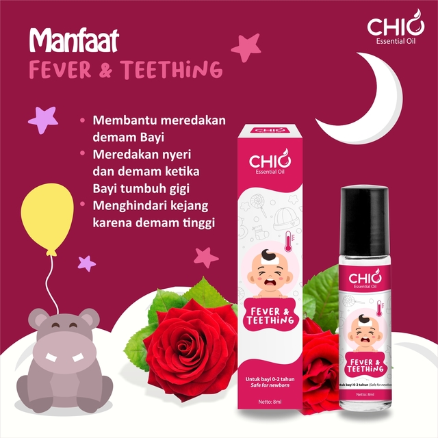 chio fever and teething chio essential