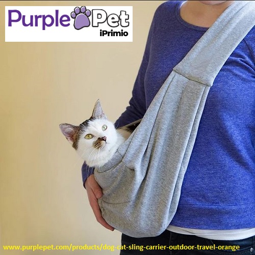 Purchase Cat Sling Carrier Online in USA - Purple  Purple Pet Iprimio