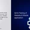 QA & Testing of Website & M... - My Photos