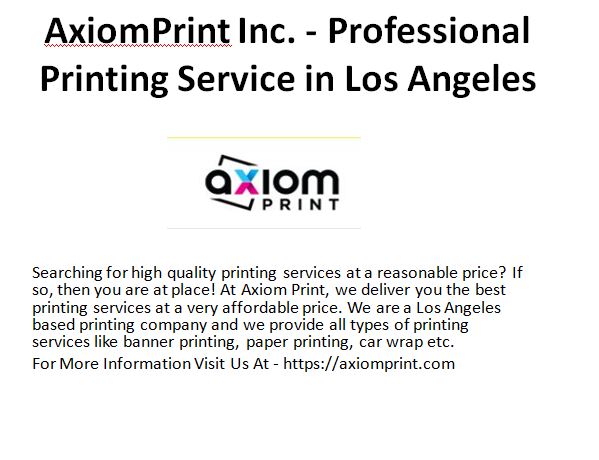 prese Axiom Print