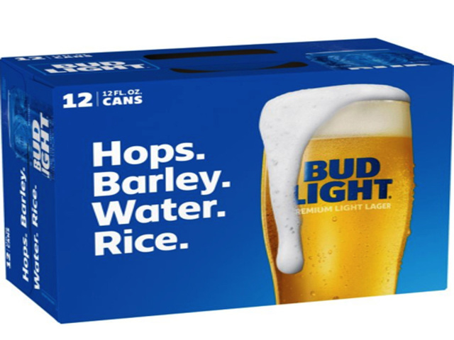 Bud Light Beer Can Picture Box