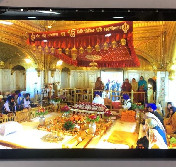 Wall Decor Golden Temple LED Scenery Punjab Furniture