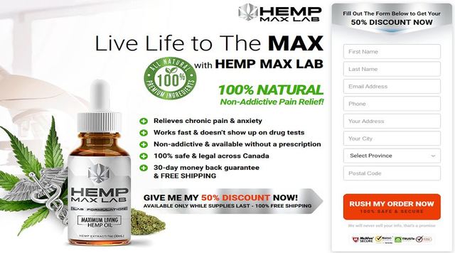 How Do You Take Hemp Max Lab CBD Canada Pills? Picture Box