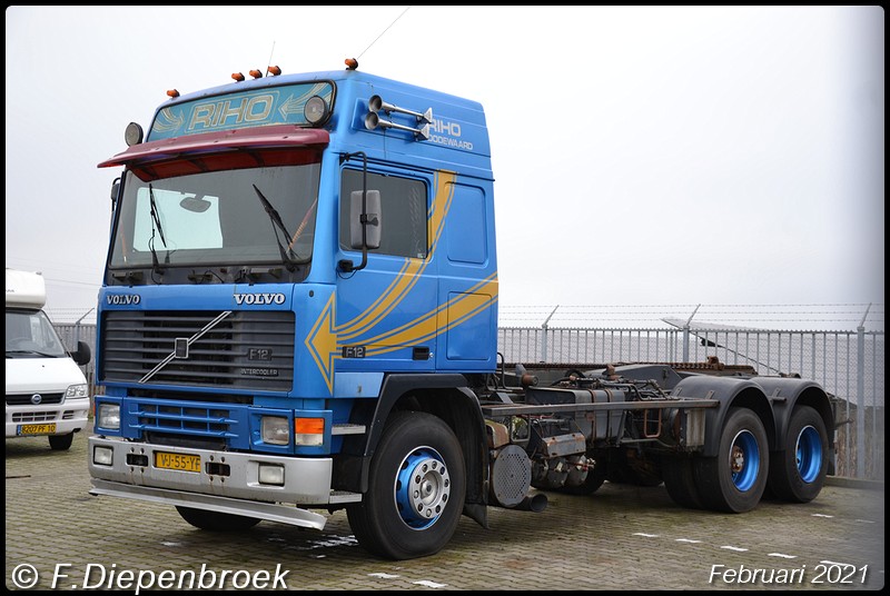 VJ-55-YF Volvo F12 Riho Dodewaard-BorderMaker - 2021