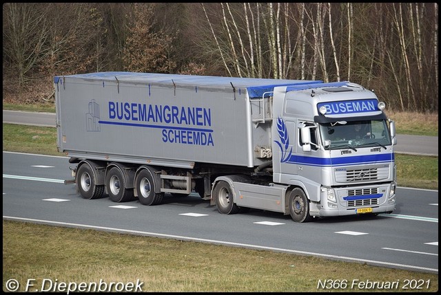 19-BBK-9 Volvo FH3 Buseman Granen-BorderMaker Rijdende auto's 2021