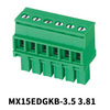 MX15EDGKB-3.5-3.81-1 - Plug-In Terminal Block Manu...