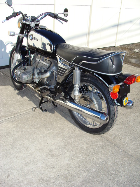 DSC02513 #2904219 1972 BMW R50/5 SWB, Black. â€œToasterâ€ Tank, 10K Service, Carburetors Rebuild, New Tires & Battery. 44,706 Miles