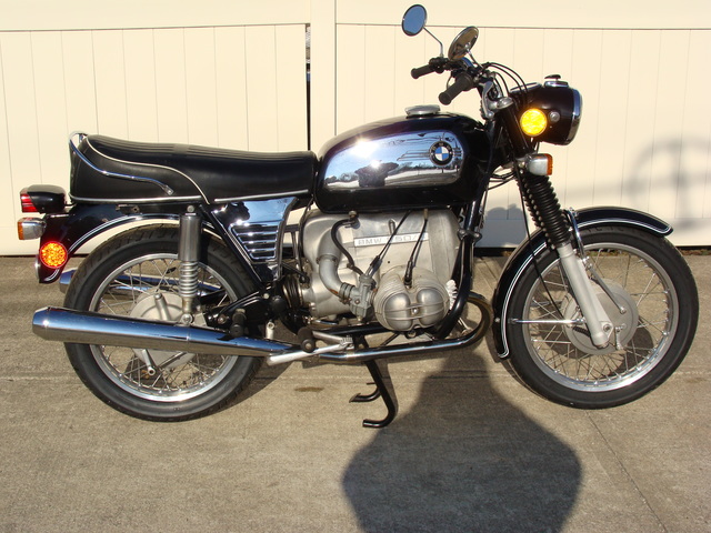 DSC02519 #2904219 1972 BMW R50/5 SWB, Black. â€œToasterâ€ Tank, 10K Service, Carburetors Rebuild, New Tires & Battery. 44,706 Miles