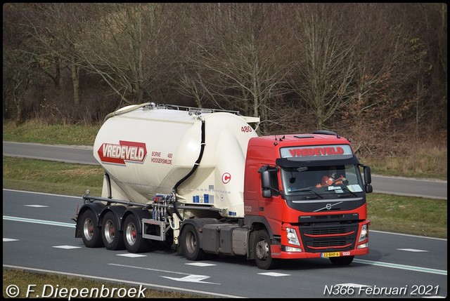 22-BHF-6 Volvo FM Vredeveld auto 1332-BorderMaker Rijdende auto's 2021