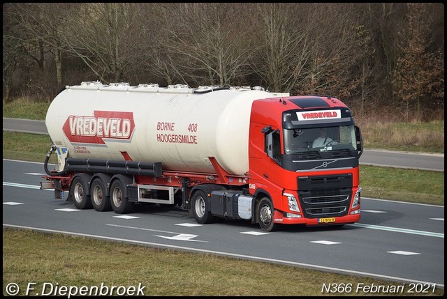 22-BPD-8 Volvo FH4 Vredeveld auto 1349-BorderMaker Rijdende auto's 2021