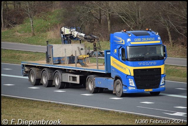 80-BKT-8 Volvo FH4 Gebr Drijfhout-BorderMaker Rijdende auto's 2021