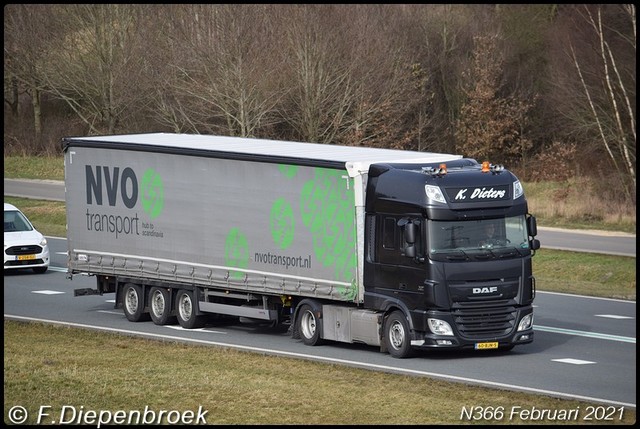 60-BJN-5 DAF 106 K Dieters-BorderMaker Rijdende auto's 2021