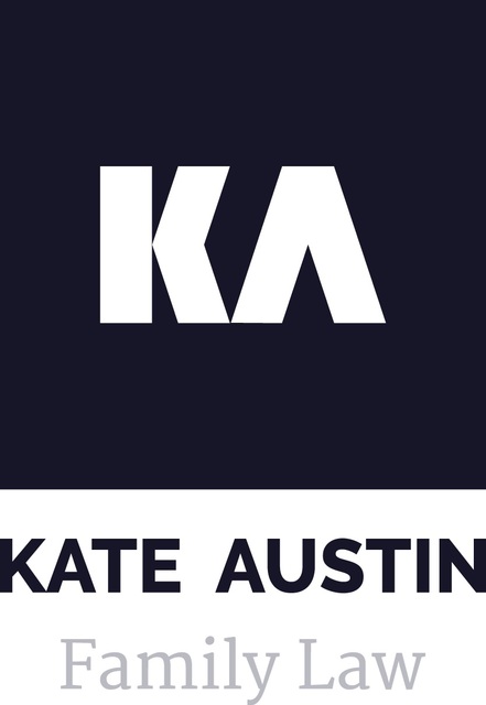 2. Logo Rectangle Blue Vertical Kate Austin Family Lawyers
