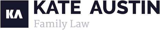 3. Logo Rectangle Blue Hoizintal Kate Austin Family Lawyers