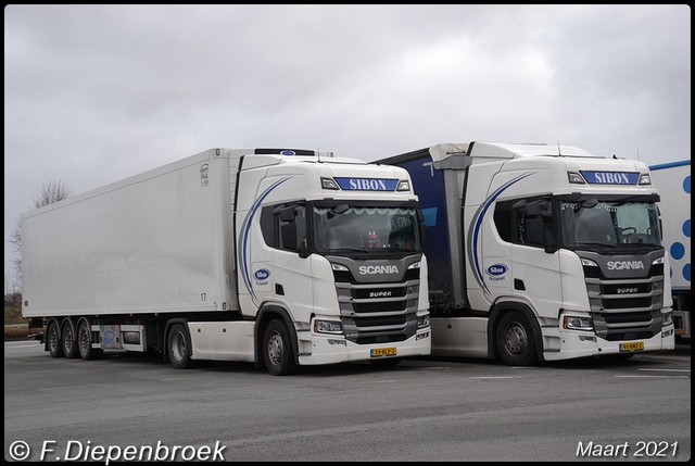 Sibon Transport Scania line up2-BorderMaker 2021